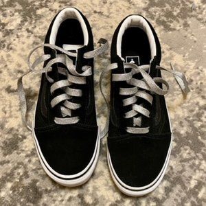 Black/Silver Old Skool Vans